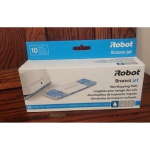 Genuine iRobot Braava Jet, 10 Pack‎ Wet Mopping Cleaning Pads NEW